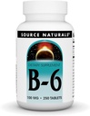 Vir Naturals Vitamin B-6, 100 mg Podpora imunskemu sistemu - 250 tablet