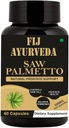 Saw Palmetto Extract kapsule za moške in ženske 500mg 60 Veg kapsule, naravna rast las za moške in ženske - (Pack of 1)
