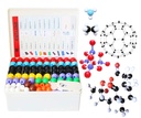 LINKTOR Chemistry Molekular Model Kit (444 kosov), Študent ali učitelj Set za ekološko in inorgansko učenje kemije, Motivirati navdušenje za učenje in povečanje prostor Domišljija, Fullerene Set
