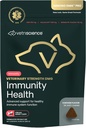 VETRISCIENCE Veterinarska moč DMG Imunity Health Chews - Imunski sistem Podpora za pse in mačke - Jetrna pomoč - Antioksidant Podpora za hišne živali - piščančji okus - 50 Count