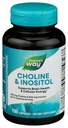 Naravne poti Choline & Inositol, podpira zdravje možganov in celično energijo*, 500 mg Choline & 500 mg Inositol na 2-kapsula, Gluten Free, 100 kapsul (Packageing May Vary)