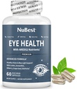 NuBest AREDS 2 Eye Vitamini z beta karoten korena v prahu, 20mg lutein, 4mg Zeaksantin, borovnica, grozdno seme, BioPerin, B-kompleks, Multivitamin za zdravje oči 