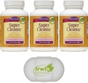 Naravo skrivnost Super čiščenje ekstra moč Toxin Detox in nežna odstranitev celotno čiščenje telesa, Prebavna in Colon Health Support, 3 paketi po 100 tablet, s primeru tablete