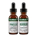 NutraMedix Podporni paket za detox - Tekoče kapljice za čiščenje in detox podporo in Occassional Brain Fog - Pinella Anise kapljice in Burbur Extract za zdravo razstrupljanje (2 Count, 1 Oz)