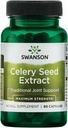 Swanson Superior Zelišča - ekstrakt semena zelene - največja jakost - 150 mg 60 kapsul