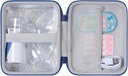 Aenllosi Hard Storage Case Združljiv z prenosni nebulator za odrasle in otroke, Ročni Vdihovalnik primer, Imetnik za Atomizer Machine & Medicine (samo primer)