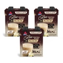 Atkins Iced Coffee Vanilla Latte Protein Shake, 15g beljakovine, nizko glikemična, 4g neto Carb, 1g sladkorja, Keto prijazno, 12 pakiranj po 11 fl Oz