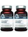 Kakovost življenja AHCC Kinoko Platinum 750 mg – Premium Imunska podpora – pakiranje po 2, 60 stekleničk