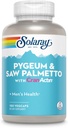 Solaray Pygeum in Saw Palmetto z dodatkom Cranactin, 180 Count