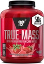 BSN TRUE-MASS Hujšanje, Muscle Mass Gainer Protein Powder, Jagodni mlečni napitek, 5,82 funt