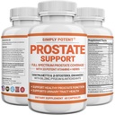 Dodatki prostate za moške, Saw Palmetto Prostate Health Support w/ 33 Vitamini in zelišča - Beta sitosterol Plus B6, Selen in cink za zdravo uriniranje Frekvenca in pretok in pravilno spanje (60 kapsul)
