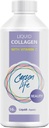 Carson Life Liquid Collagen z vitaminom C - 16 Oz - za preprečevanje staranja, las kože in nohtov - Imunska podpora - Pomlajena koža - Izdelano v ZDA
