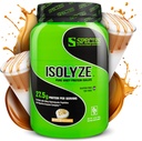 Species Nutrition Isolyze Whey Protein Powder, 100% sirotkin izolat za izgradnjo mišic, 27,5 g Beljakovine na Scoop, Brez sladkorja in nizko maščobo (karamel Macchiato, 22 Serving)