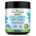 ForestLeaf Collagen Peptide v prahu nearomatizirana - hidrolizirana trava Fed Keto Collagen Protein v prahu Tip 1, 2 & 3 - Vitalni lasje, koža, nohti, sklepi, Recovery, 11g na postrežbo