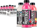 Protein2o 15g izolat sirotkinih beljakovin Infundirana voda Plus Elektroliti, Brez sladkorja Športni napitek, Pripravljen za pitje, Brez glutena, Laktoza, Elektrolit Variety Pack, 16,9 fl oz Steklenica (12 Count)