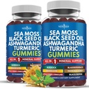 Sea Moss Gumies, Sea Moss, Črno seme, Ashwagandha, Kurkurja, Manuka Honey, ACV, Dandelion, Črna paprika, Burdock, Bladderwrack, Vegan - 120 grof