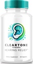 NutraRize ClearTone Tinitus, Clear Tone tablete za sluh, ClearTone tablete dopolnilo za splošno zdravje ušesa, Uradna slušne podporne kapsule, ClearTones pregled (60 kapsul)