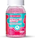 Keto ACV Gumiji za hujšanje - Delicious 1500MG Jabolčni kis z mamo, probiotiki, vitamini B6 & B12, Vegan & Non-GMO - podpira Presnova in Fat Burn za ženske, 60 Vegan