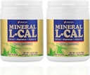 Mineralni L-Cal kalcij z vitaminom D3, 4 Mesec dobave, voda topljiva kroglica Format z magnezijem in minerali, hitro absorbira kalcij magnezij D3 dodatek, 1300 kroglice na steklenico, 130g vsak, pakiranje 2