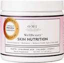 OMI Wellbeauty Skin Nutrition, klinično dokazano za povečanje elastičnosti in zmanjšanje vidnih znakov staranja kože, francoski morski elastin, kolagen, hialuronska kislina, vitamin C, 1 mesec dobave, 3,17oz