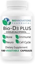 Bio-D3 Plus Boron Vitamin K2 Magnezij in cink-podpora Kardiovaskularni živci Mišice Kostni zobni gumi Imunsko zdravje Popravilo tkiva Ravnovesje Hormoni Presnova 180 Veganske kapice