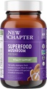 Novo poglavje Superfood Reishi Gobe Kapsule – Certified Organic ZDA-Grown 100% Veganske gobe Dodatek za podporo vitalnosti* Non-GMO, Certified Gluten Free, 60 ct