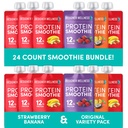 Oblikovalec Wellness Protein Smoothies Variety Pack in Jagoda Banana Bundele