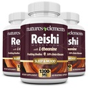Reishi Gobe Extract – 10:1 Koncentracija – 1000mg – 60 tablet – pakiranje 3 – Imunska podpora – Vegetarian Safe – Gluten Free – Ganoderma Lucidum