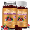 Bromelain, z cinkom, Vitamin C, Bezgovina za pljuča Imunska podpora dodatek za otroke odraslih, Kardiovaskularna, Staranje podpora Žvečljivi vitamini,Vegan, 120 Število