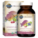 Vrt življenja Multivitaminski za ženske 40 Plus, Organics Ženske Vitamini, Hormone & prsi zdravje podpora Mešanica, Vegan, 120 Tablete