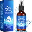 Čisto magnezijevo Spray olje, Magnezijevo olje za noge in spanje, enostavno za absorbcijo, 2.02 Fl Oz
