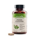 NatureWise Total Colon Care Fiber Cleanse - naravna laksativna mešanica - Zeliščni odvajala, Prebiotiki, & Encimi za regularnost, Prebava, Teža & Gut Zdravje - Non-GMO - 60 Kapsule[30-dnevna dobava]