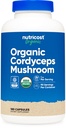 Nutricost Cordyceps Kapsule gob 1100mg, 90 Serv - COF Certified z organskimi, Gluten brez, 550mg na kapsulo (180 kapsul)
