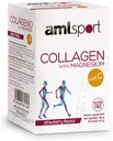 AML Sport - Kolagen z magnezijem z vitaminom C palčke - Jagodna aroma - Potovalni paket -20 palice. Hidroliziran kolagen. Mlečni, Gluten in sladkor.