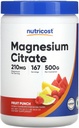 Nutricost magnezijev citrat v prahu (Fruit Punch, 500 Gram)