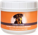 Herbsmith Comfort Aches – Herbal Pain Relief za pse + mačke – za hišne bolečine + bolečine – Protivnetljiv dodatek – 500g prašek