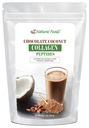 Z Natural Foods Chocolate Coconut Kolagen Peptides, izdelan iz kokosovega mleka v prahu, Okusne beljakovine v prahu za splošno dobro počutje, brez sladkorja, brez glutena, brez glutena, 1 lb.