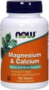 NOW Foods - Magnezij in kalcij 2:1 Razmerje 100 tablet
