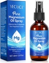 Magnezijevo olje Spray, Magnezijevo olje za noge, čisto magnezijevo olje Spray 2 Fl.Oz, 100% Pure & Natural Magnezijevo telo Spray, Topical Magnezij Spray, Naravni Deodorant, Enostavno za absorbcijo in uporabo