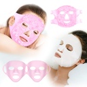 Komplet za večkratno uporabo mask ledu - vroč in hladen terapij za migreno, Modrost zob bolečine, Puffiness Relief z 2 silikonskima oblogama, Hladilni gel Pad za otekanje