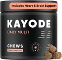 Kayode Daily Multi - Dog Multivitamin & Superfood Chew. Napolnite hranilnih Gaps. Pomaga sklepov, Digestion, Srce, Možgani, urinarne in več. Dodajte hranila Pasja hrana Misses. Super za Kužka.