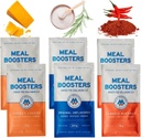 Pospeševalci obrokov MB Varietete Pack Vzorec Savory Protein Supplement, Cheesy Cheese, Buffalo, Nearomated, Grass-Fed kolagen, Mišična rast, Tendon, Ligament, Popravila las, Zdravje