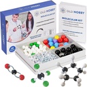Stari Nobby Chemistry Model Kit - 115 kos molekulski model komplet vključuje Atoms, obveznice, navodila vodnik - STEM Znanstveno orodje za študente, organska kemija, molekularno učenje - barviti modeli