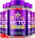 Rize laboratoriji - Royal Keto Gummies - ACV organska podpora za Belly Fat in hujšanje dieta, za moške in ženske Apple Cider Vinegar Extra Strength Gummies (300 Gummies) (Pack of 5)