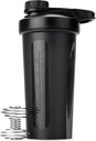 G. Pen-Shaker steklenice za beljakovinske mešanice z Twist Cap, 28 oz, Black Protein Shaker steklenička z žico Whisk žogo, Shaker Cup, Mixer steklenico