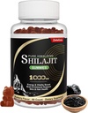Shilajit Gumies, Pure Himalaan Shilajit Gumies za moške, Formula z Rhodiola Rosea, Ginseng Root, Chaga, Vitamin D, Podpora energije, Imune & Brain Health, Non-GMO, Vegan, 60 grof