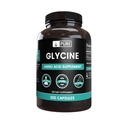 Čiste originalne sestavine Glicin (365 kapsul) Ne Magnezij ali riž polnila, vedno čista, laboratorij preverjen