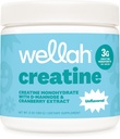 Wellah Creatine za ženske (50 strežnih, nearomatskih) - Kreatin monohidrat z Dandelion & brusnični ekstrakt