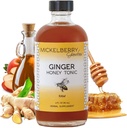Mickelberry Gardens Imunska podpora Medeni med Tonik – Organic Ginger Shots & Sirup za Immunity Boost, Prebavno zdravje in Wellness – 4 Oz